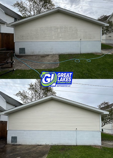 What happens when algae is left on your homes siding too long