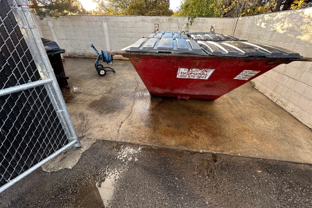 Dumpster Pad Cleaning